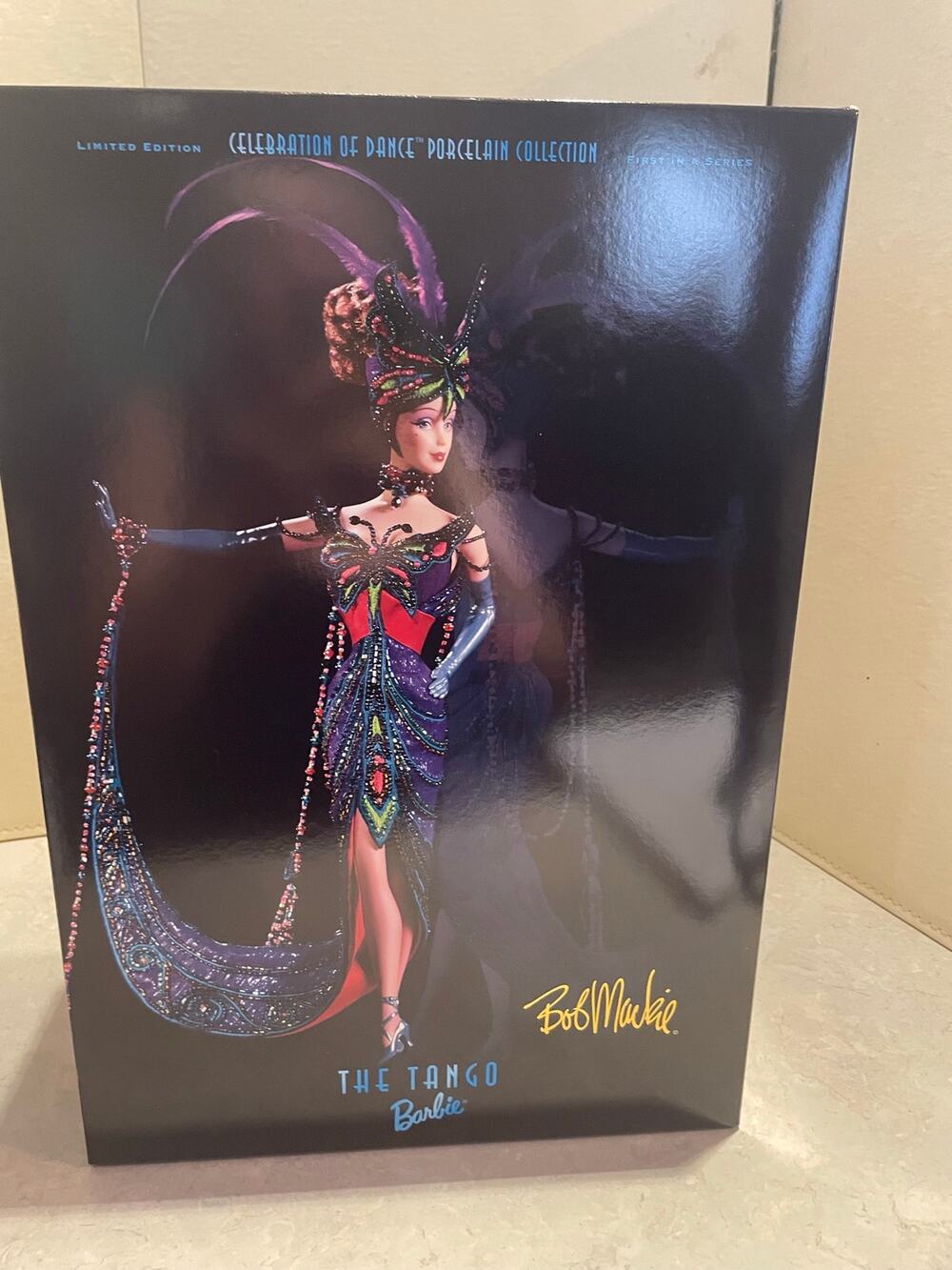 Vintage 1998 The Tango Barbie doll Design Bob Mackey Number 615 Certificate NRFB